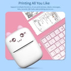 Mini Portable Pocket Thermal Printer – Wireless Receipt & Photo Printer (Random Color)