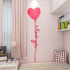Love You Design Acrylic Wall Art