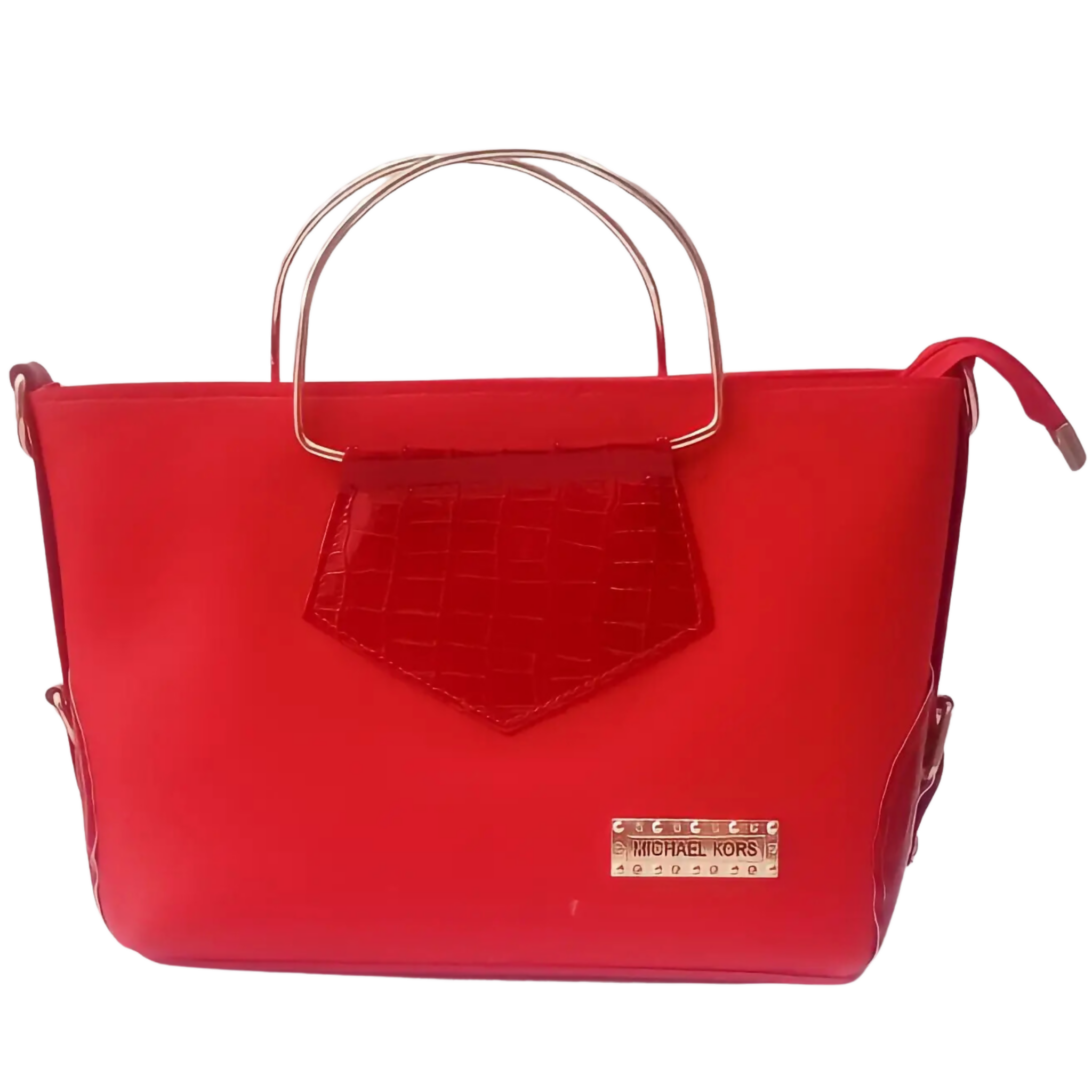 Hand Bag, Medium Capacity Sandwich Design, PU Leather & Adjustable Strap