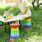 Portable Telescopic Folding Stool – Lightweight & Sturdy Retractable Seat for Camping, Fishing, Hiking, Gardening & BBQ