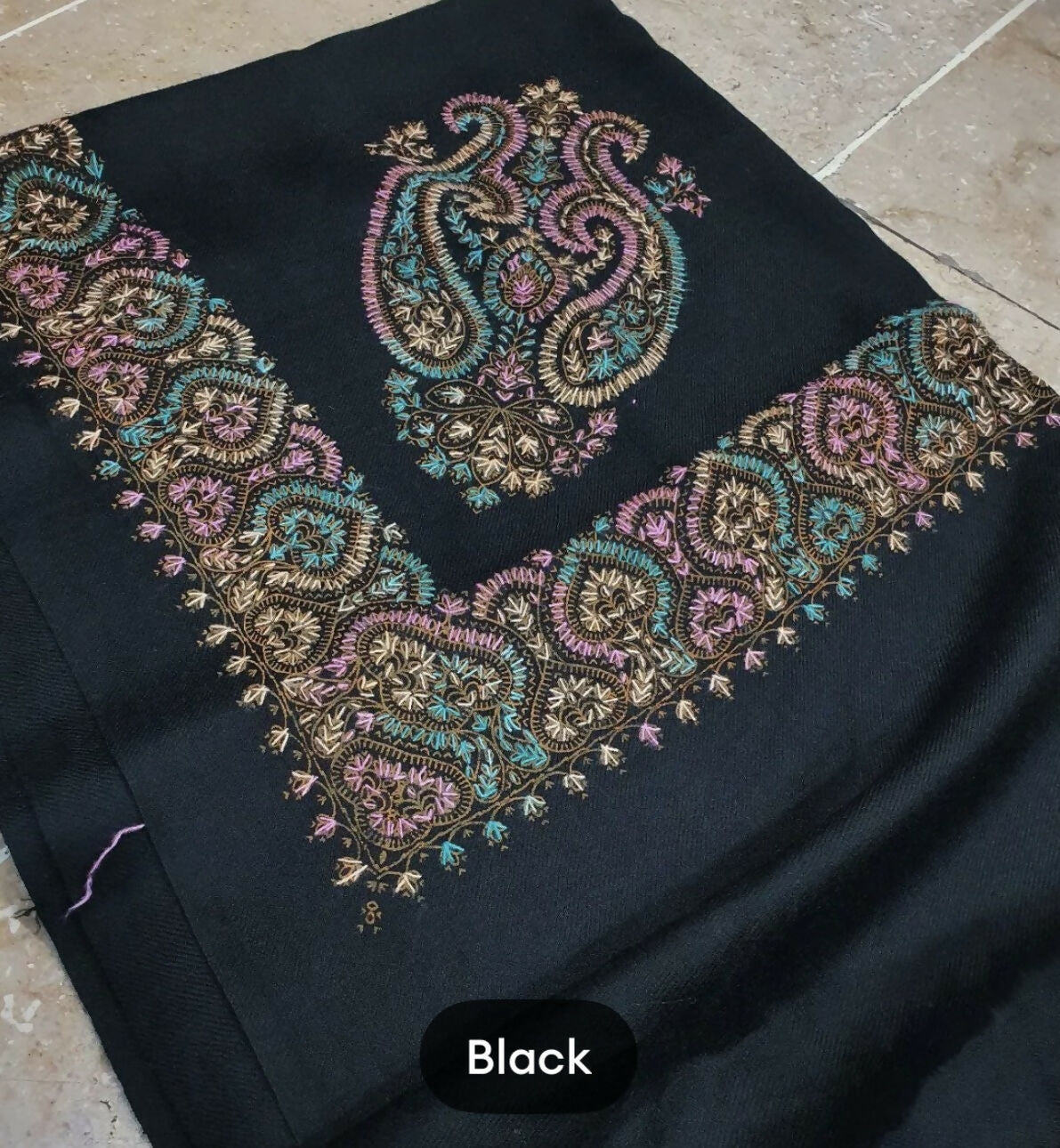 Cashmere Karhai Shawl For Women And Girls