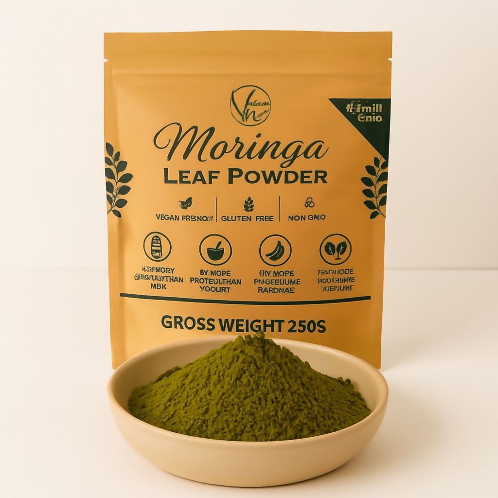 Organic Moringa Leaf Powder | Natural Superfood For Weight Loss, Immunity Boost, Energy Support & Height Growth | Refined Herbal Supplement (250g)