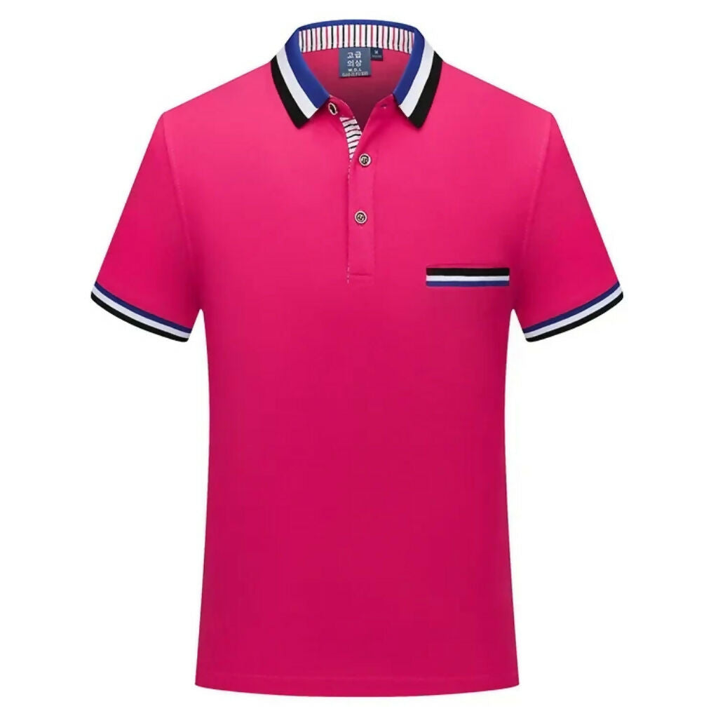 Premium Cotton Polo Shirt, Breathable Long-Staple Fabric, forUnisex