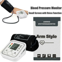 Digital Blood Pressure Monitor | Upper Arm Automatic BP Machine with Large LCD Display