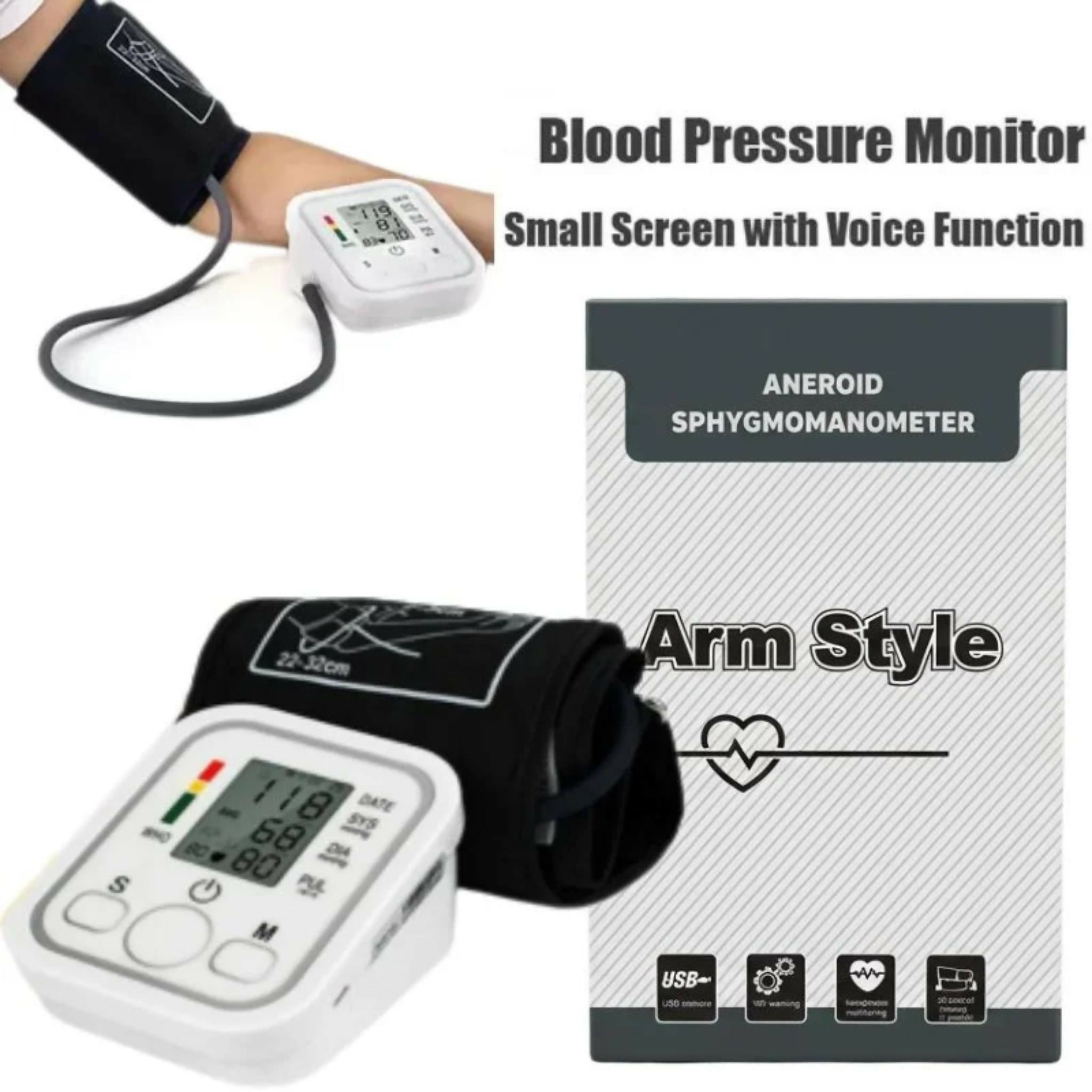 Digital Blood Pressure Monitor | Upper Arm Automatic BP Machine with Large LCD Display
