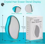 Portable Magic Hair Remover for Arms, Legs & Back | Crystal Hair Eraser for Painless Hair Removal