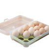 15-Grid Egg Storage Box, BPA-Free Plastic, Kitchen Organizer