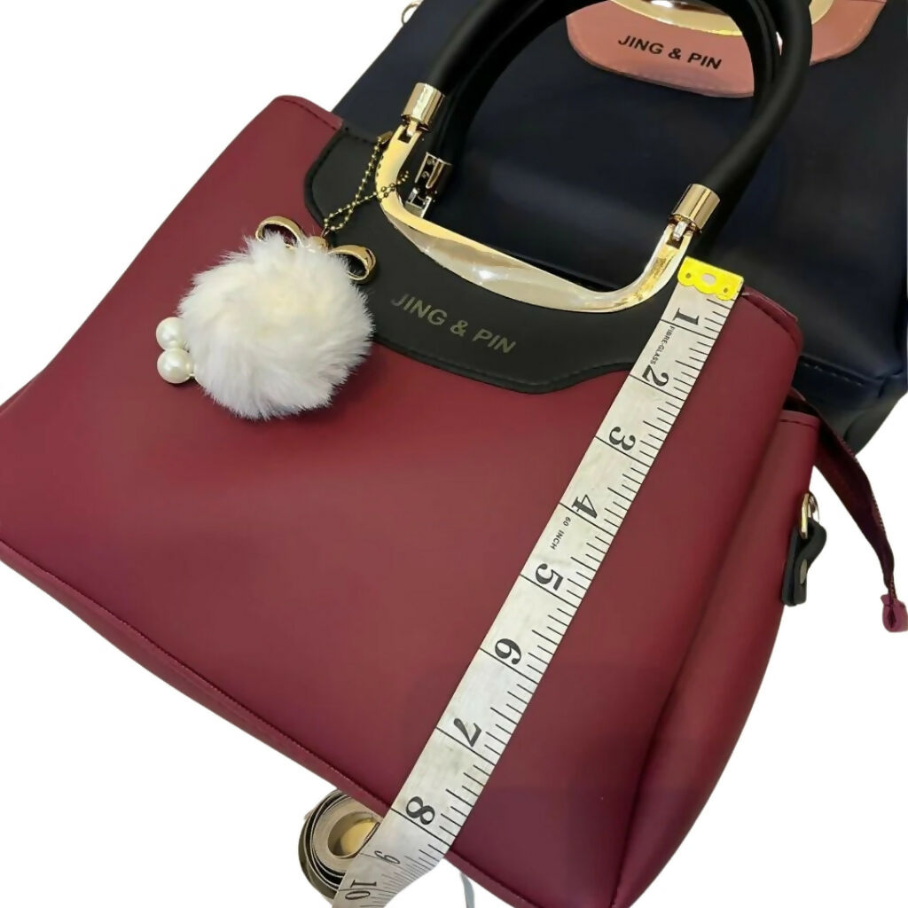 Structured Tote Handbag Collection, Elegant Multi-Color Set