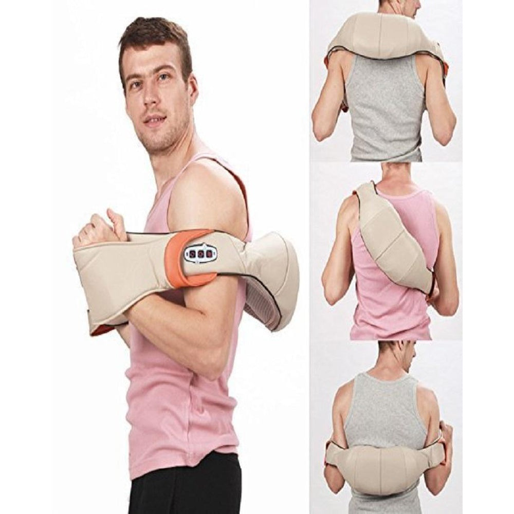 Portable Shoulder and Back Massager for Home and Office Use