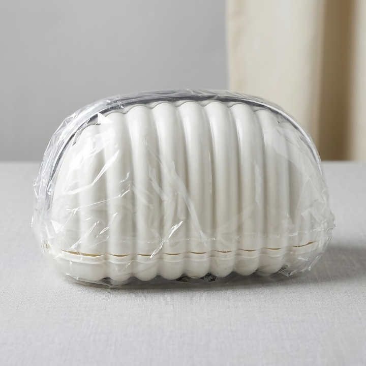 Luxury shell shape Tissue Box _ elegant wave Pattern paper Napkin Dispenser for Home & office Decor