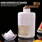 Manual Ice Shaver & Gola Ganda Maker – Portable Ice Crusher Machine for Home Use with Stainless Steel Blades