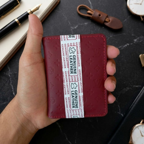 Men's LV style wallet with multiple card slots
