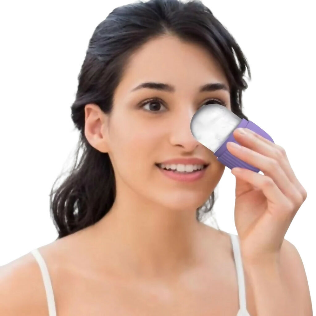 Ice Roller Facial Massage, silicone cleansing ice lattice, for skincare