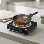 RAF 1000W Single Electric Stove – Portable Hot Plate Cooker with Adjustable Temperature & Overheat Protection