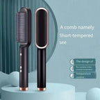 Fast Drying Hair Straightener Brush ABS Plastic