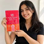 Meow Club 10-Min Painless Body Wax Powder with Spoon | Orange Hair Removal Wax for Smooth Skin