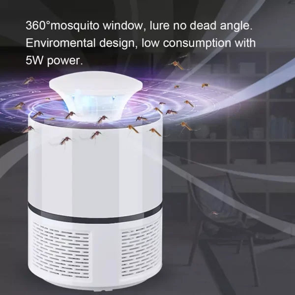 Mosquito Trap with Killer Lamp, USB Connected, Eco-Friendly, Chemical-Free
