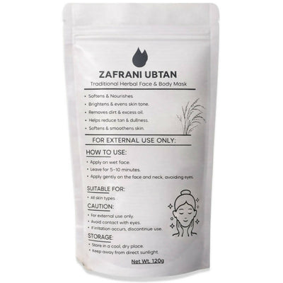 Zafrani Ubtan, Natural Skin Brightening, for Soft & Radiant Skin