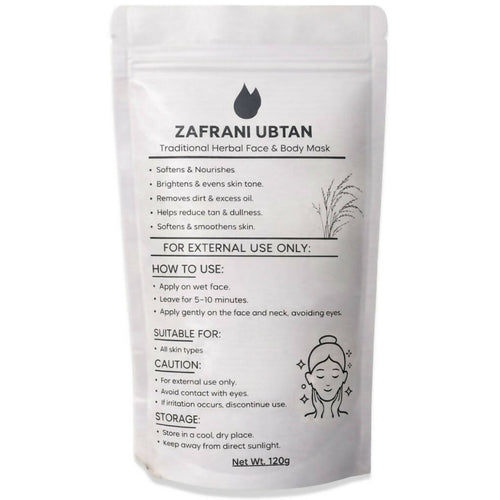 Zafrani Ubtan, Natural Skin Brightening, for Soft & Radiant Skin