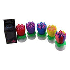 Birthday Candle Musical Flower Candle