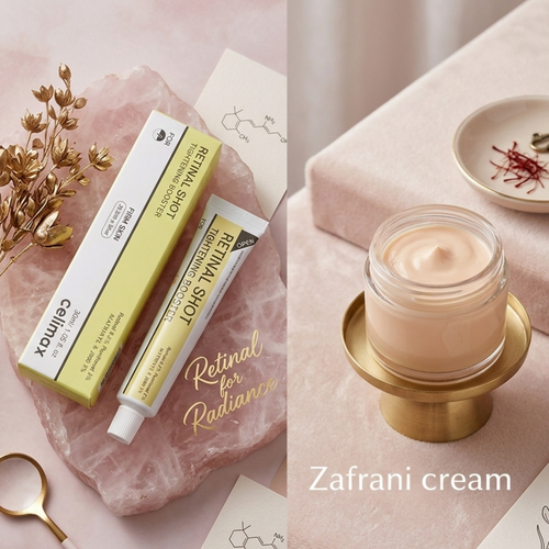 Retinal Serum 15ml & Zafrani Whitening Cream 200g – Brightening & Skin Care Deal Pack