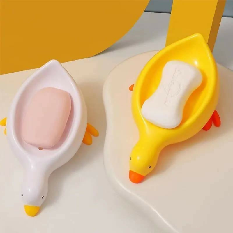 1 Pc Duck Soap Holder, Cute Soap Drying Rack