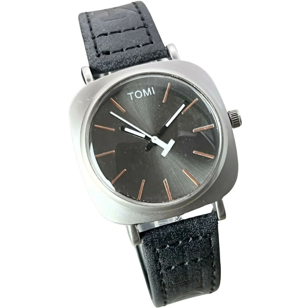 Leather Strap Analog Watch, Minimalist Waterproof Design, for Unisex