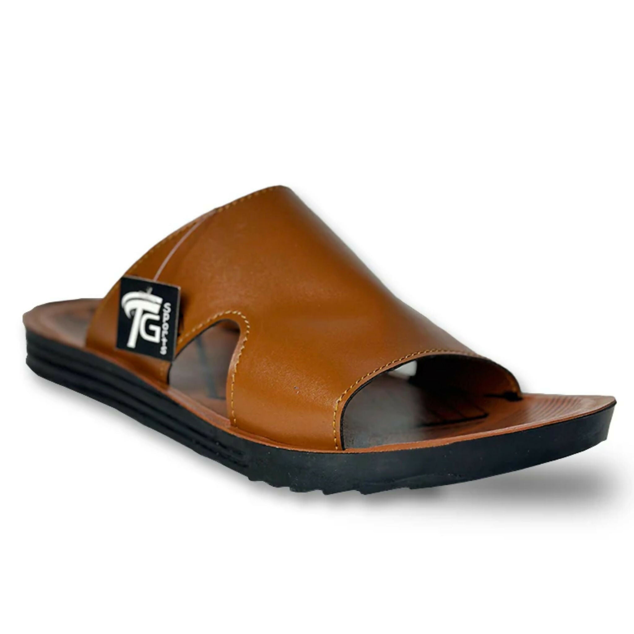 Open-Toe Slip-On Sandals