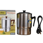 Electric Stainless Steel Kettle – 350W Portable, for Tea & Coffee