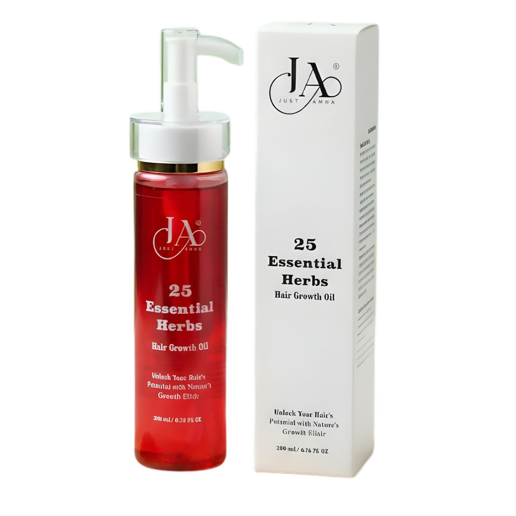 25 Essential Herbs Hair Growth Oil, Scalp Nourishment & Strengthening