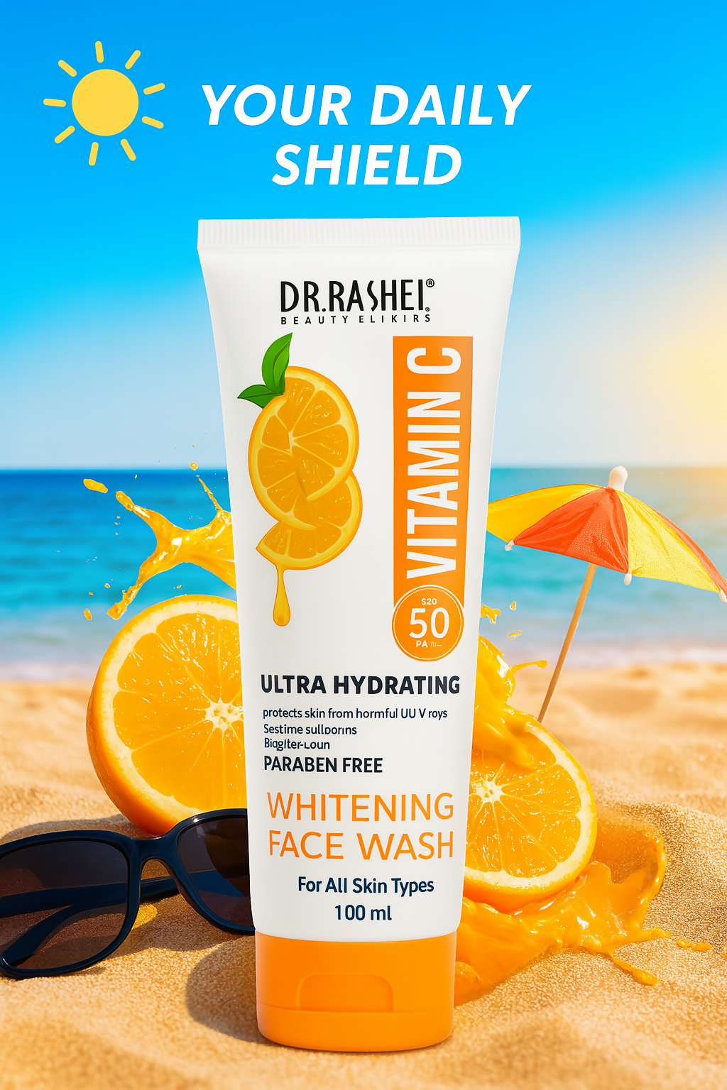 Dr Rashel Vitamin C Ultra Hydrating Whitening Face Wash