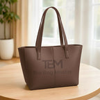 TBM The Bag Master Tote Bags Stylish Durable And Spacious Design For Everyday Carry And Convenience - Black | Blue | Brown | Dark Brown | Maroon