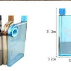 Ultra Slim Notebook Style Water Bottle – 1 Pc (Random Color)