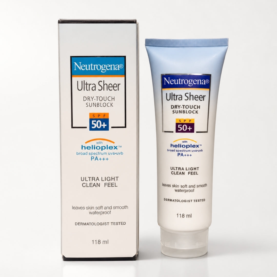 Neutrogena Ultra Sheer Sunblock Liquid 118ml for daily UVA and UVB protection