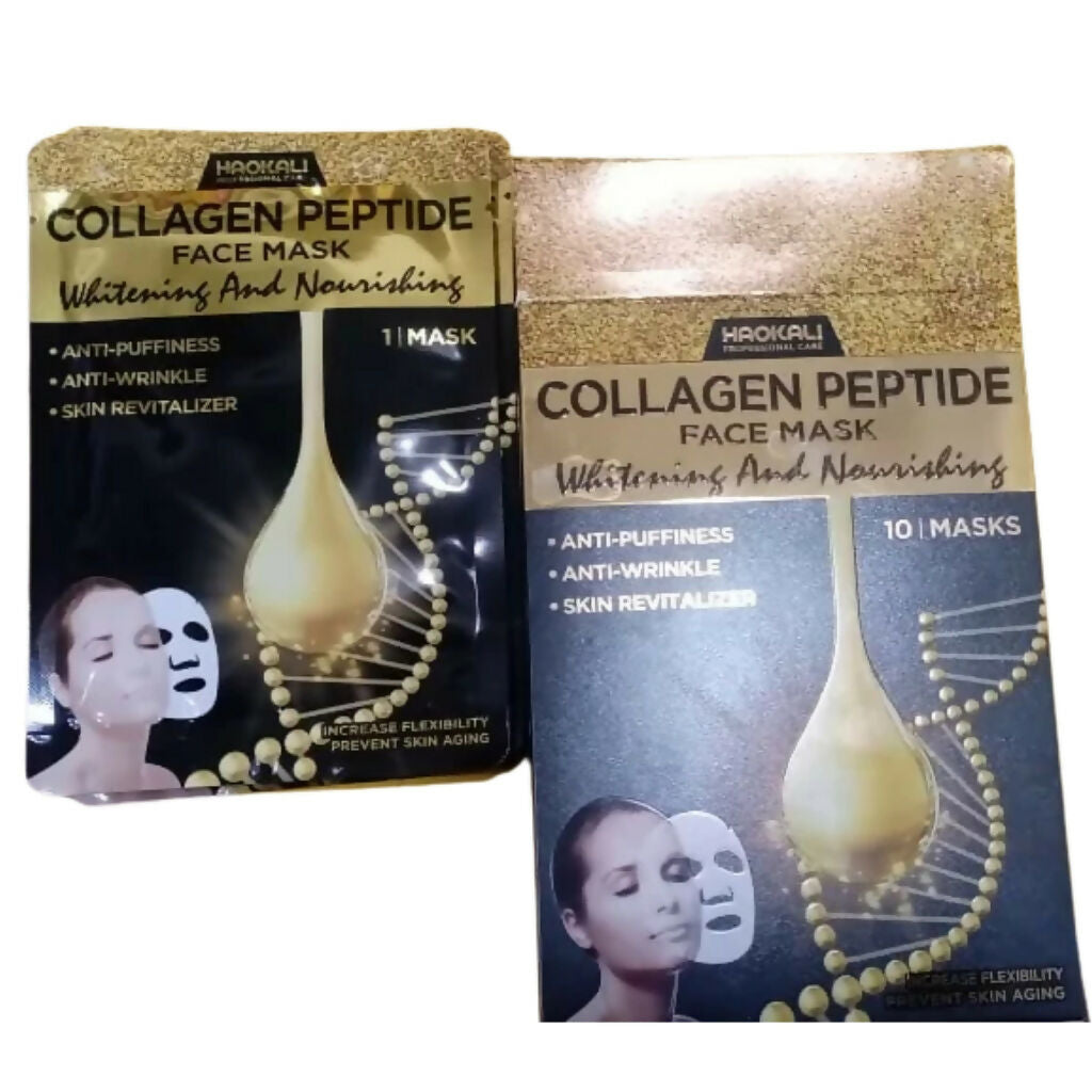 Collagen Peptide Face Mask, Anti-Wrinkle & Skin Revitalizer, for Daily Rejuvenation