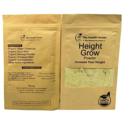 The Health Healer Height Grow Powder Natural Height Increase Supplement For Daily Growth And Wellness – 70g