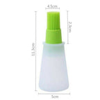 Portable Silicone Oil Bottle with Brush – Refillable Oil Dispenser for Baking, Cooking & BBQ SEO Description: Make cooking, baking, and grilling easier with this Portable Silicone Oil Bottle with Brush. The flexible silicone bottle provides co