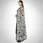 Katan Silk 3-Piece Suit for Women | Unstitched Plain Shirt & Trouser with Heavy Winter Silk Shawl