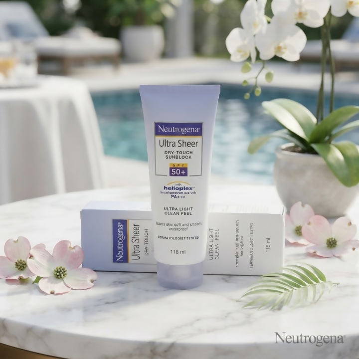 Neutrogena Ultra Sheer Sunblock Liquid 118ml Lightweight Broad Spectrum Protection