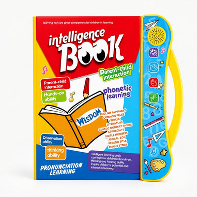 Intelligence Learning Book English Letters Words Educational toy for Kids