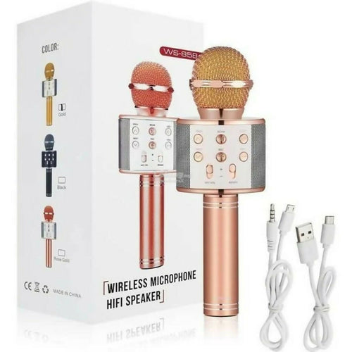 Bluetooth Karaoke Microphone & Wireless Speaker, for Parties