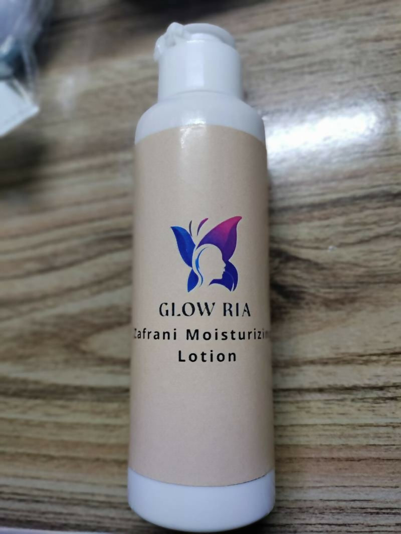 Glow Ria Zafrani Moisturizing Body Lotion – Deep Hydration & Natural Glow, 120 ml | 1 Pc