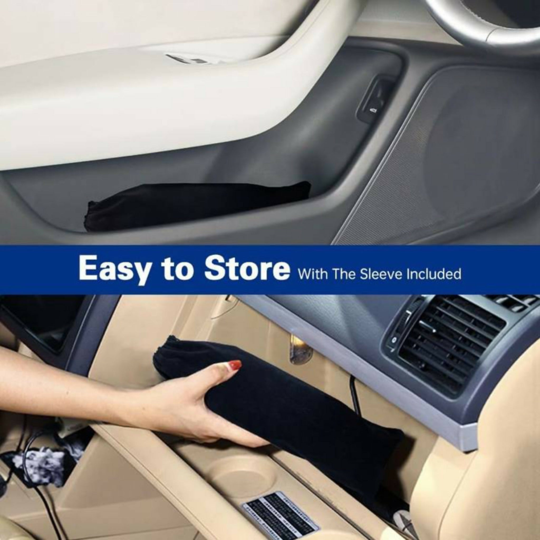 Premium Car Windshield Sun Shade Umbrella – Foldable UV & Heat Insulation Cover