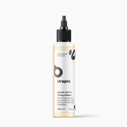 Urapra Glycolic Acid 7% Toning Solution – Exfoliating Toner for Bright & Smooth Skin (100ml)