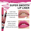 36H Jumbo Lip Liner Pencil Pack – Long-Lasting Nude, Red & Pink Shades for Smooth Lip Definition - Pack of 12
