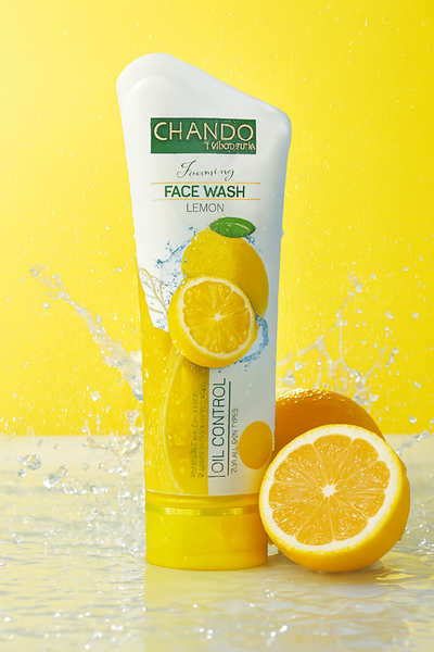 Chando Natural Foaming Face Wash Lemon – Oil Control & Refreshing Cleanser for All Skin Types (100g)