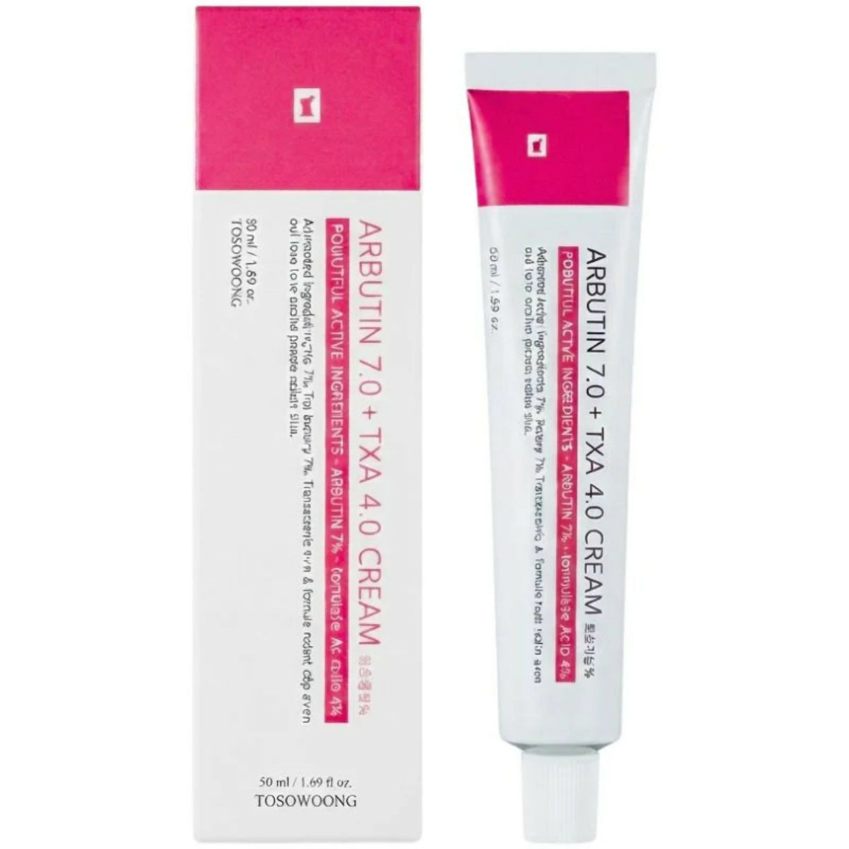 Arbutin 7% + Tranexamic Acid 4% Cream | Brightening Moisturizer for Dark Spots, Uneven Tone & Hydration | 50g