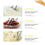 Electric Egg Beater Machine, 5-Speed 180W Mixer, Kitchen Use