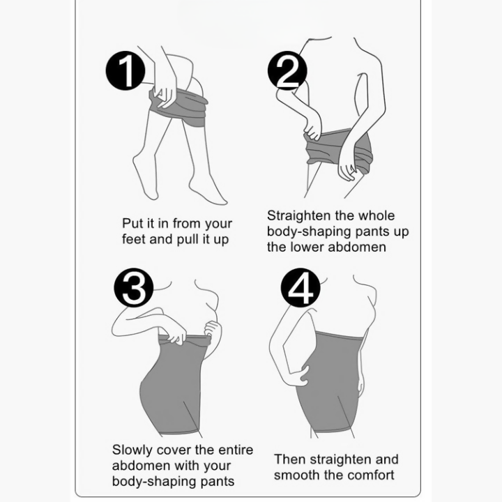 Slim Body Full Body Shaper High Waist Tummy Control Slimming Shorts