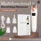 5 in 1 Blackhead Remover Machine Rechargeable Pore Cleaner | Facial Pore Cleansing & Skincare Device